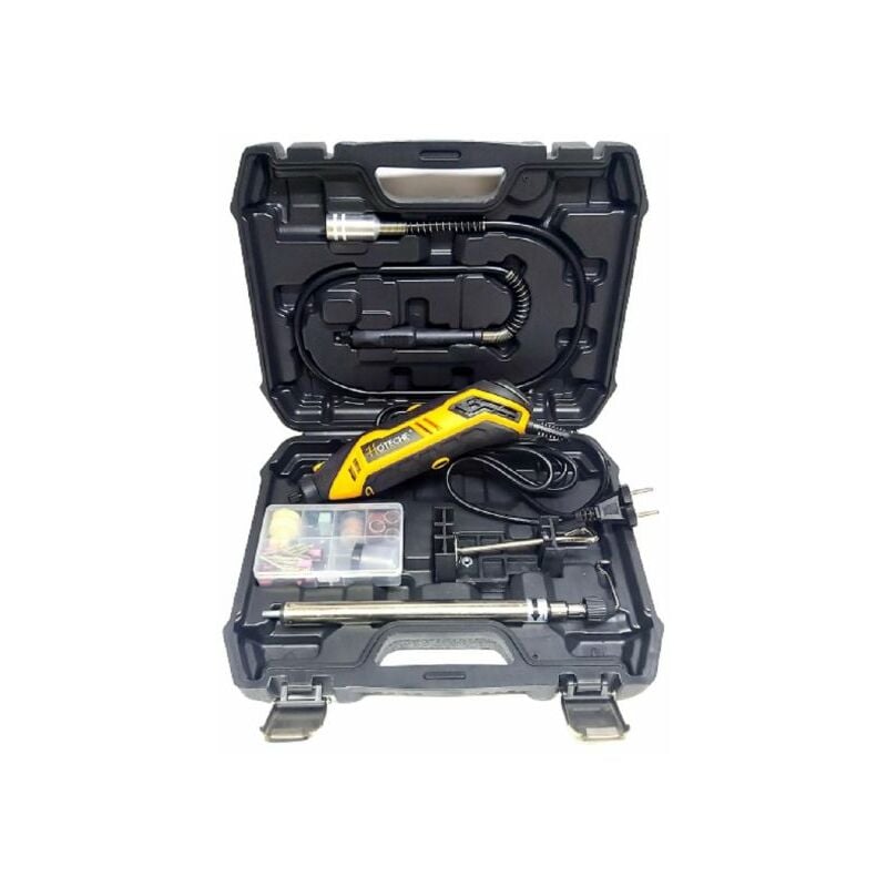 foto del prodotto kit mini drill elettrico utensile rotativo accessori trapano rotante p801208