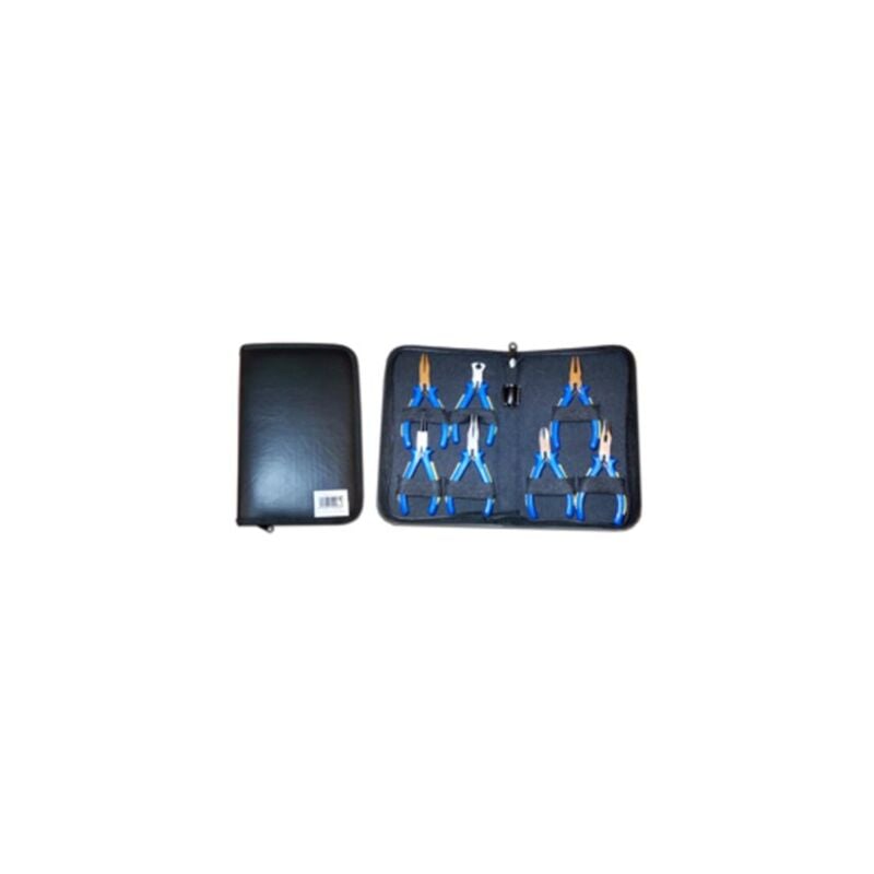 foto del prodotto kit mini pinze bicolore lams 7 pz valigetta c0092