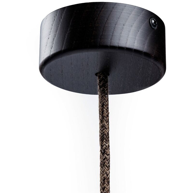 foto del prodotto kit mini rosone cilindrico in legno a 1 foro centrale