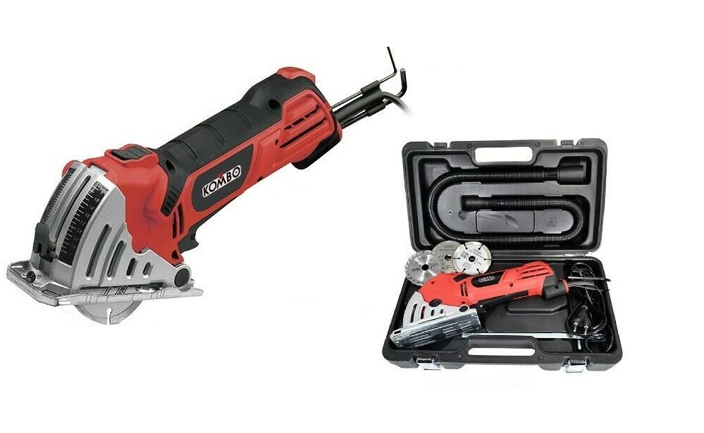 foto del prodotto kit mini sega circolare 500w 4200 giri/min con valigetta