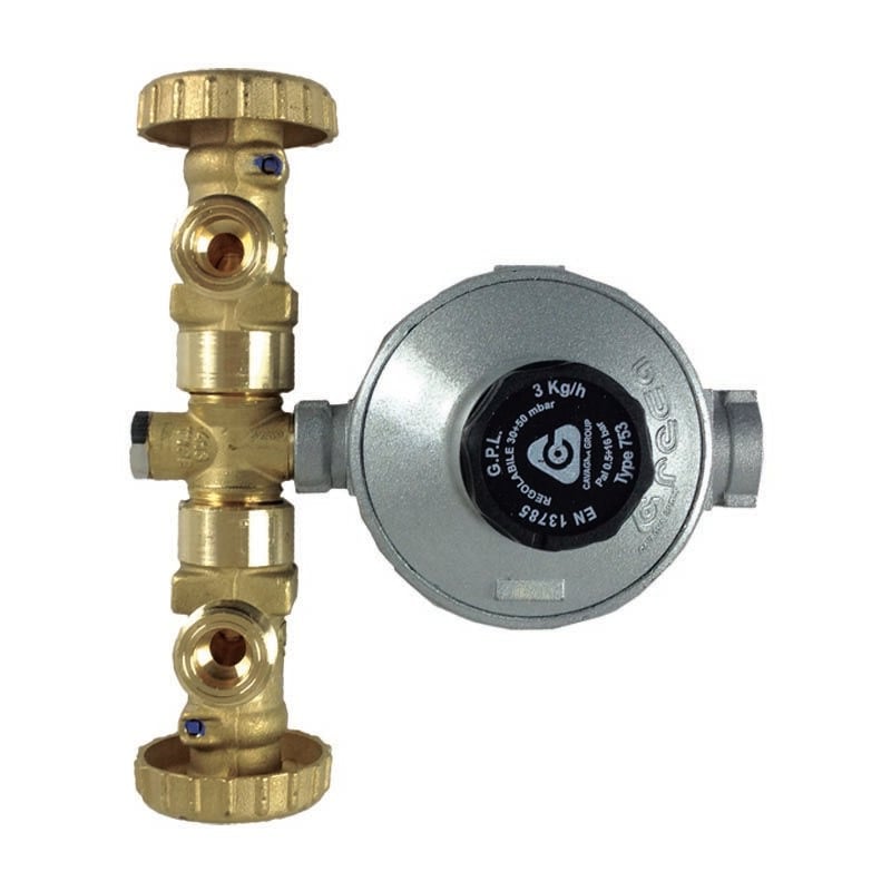 foto del prodotto kit minicentralina gpl singolo stadio kit minic.3kg/h con 2 flessibili 50cm