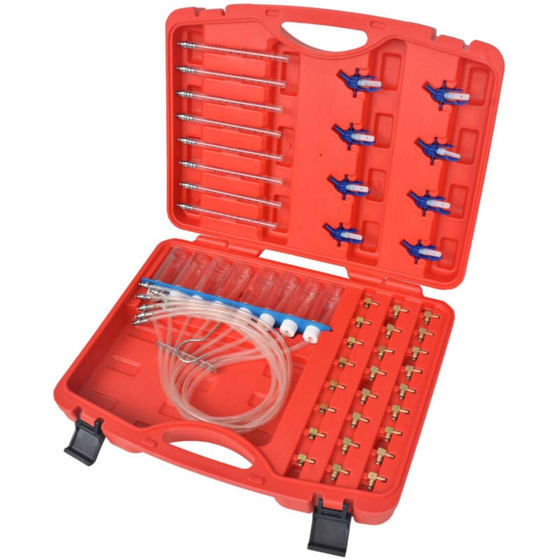 foto del prodotto kit misuratore di portata diesel e adattatore common rail kit tester carburante accessorio iniettore 8 cilindri per autoveicolo