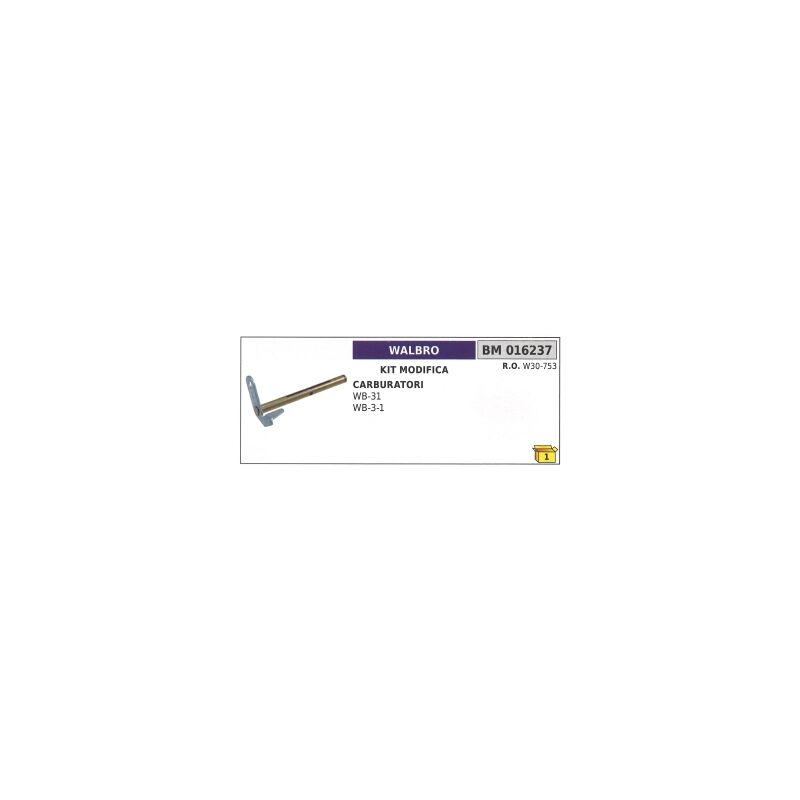 foto del prodotto kit modifica carburatore walbro wb 31 wb 3 1 w30 753