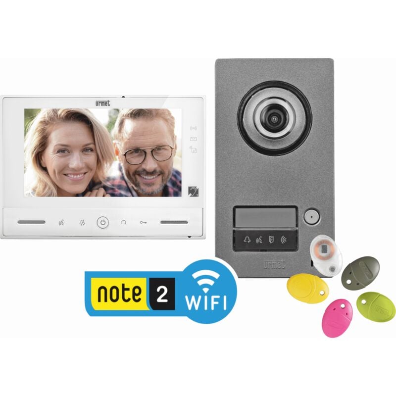 foto del prodotto kit monofamiliare video note2 wifi chiamata urmet 1723 95