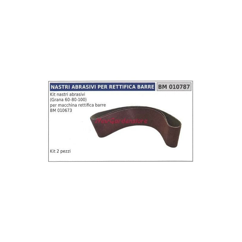 foto del prodotto kit nastri abrasivi new garden store 2pezzi 010787