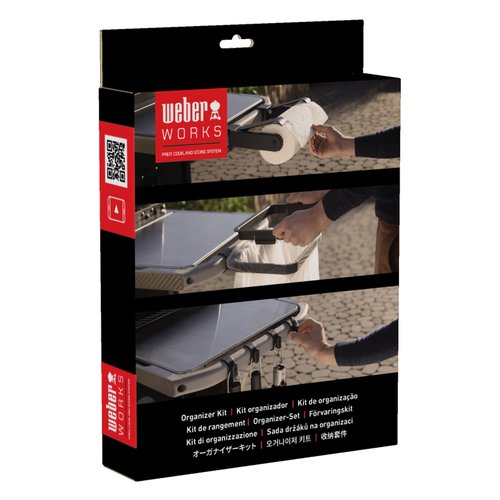 foto del prodotto kit organize appendibile per piastre premium slate da 76 cm weber 3400
