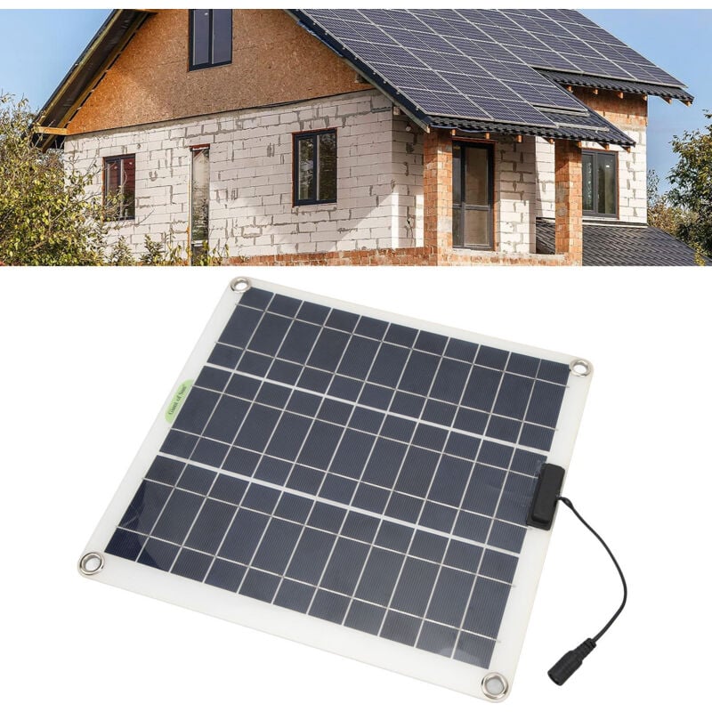 foto del prodotto kit pannello solare da 200 w con controller blu spina obd ricarica rapida efficiente per viaggi in campeggio all aperto
