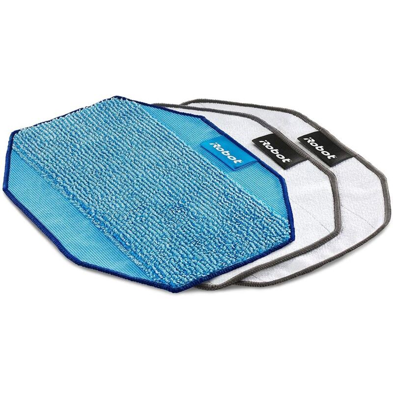 foto del prodotto kit panni microfibra 2 dry 1 wet originale per aspirapolvere braava 320 e 380 irobot