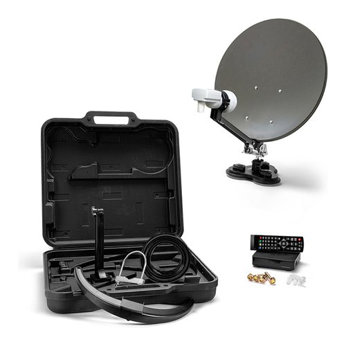 foto del prodotto kit parabola xoro mca 38 set camping gray gray