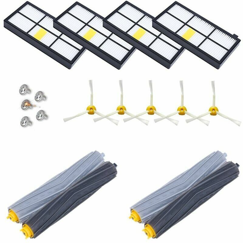 foto del prodotto kit parti di accessori per irobot roomba serie 800 850 851 860 865 866 870 871 876 880 885 886 890 891 896 900 960 966 980 ect