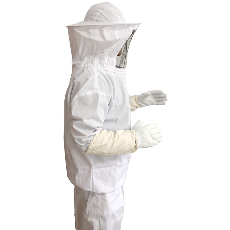 foto del prodotto kit per arnia da apicoltore professionale giacca, pantaloni, guanti kit per apicoltore per uomini e donne