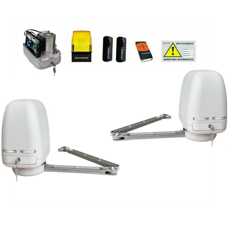 foto del prodotto kit per automazione cancello ad ante battenti bracci articolati articolato 24v