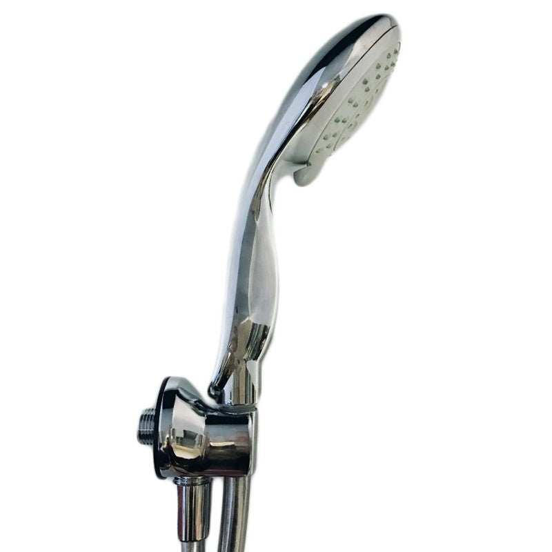 foto del prodotto kit per doccia idromassaggio con supporto doccia e flessibile liscio da 150 cm