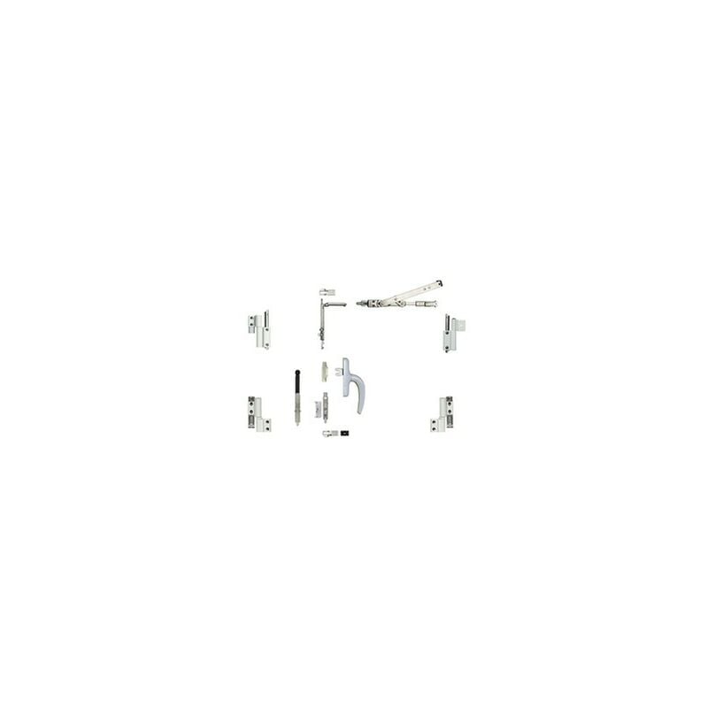 foto del prodotto kit per inclinazione e rotazione galicube 2 v fapim con cremonese nefer midi bussola media da 562 a 1200 mm bianco 9010 1331ga32