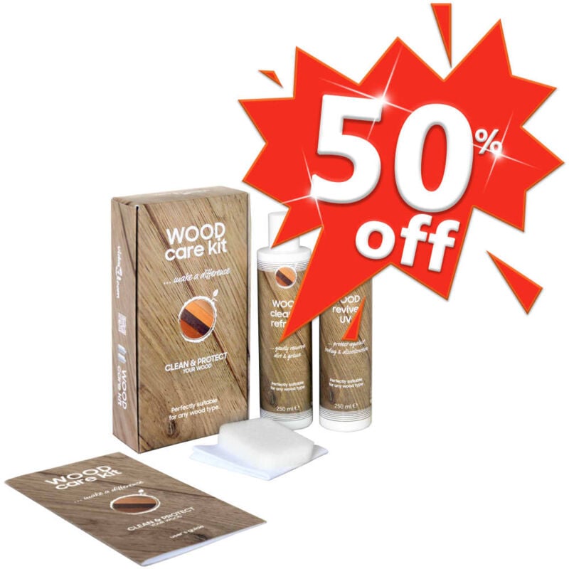 foto del prodotto kit per la cura del legno care kit 2x250 ml vd50835