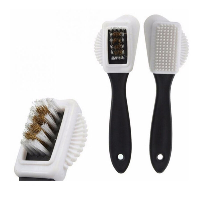 foto del prodotto kit per la pulizia delle scarpe scamosciate. spazzola e gomma per camoscio per scarpe e stivali. nuovo kit essenziale per la pulizia a secco di pelle