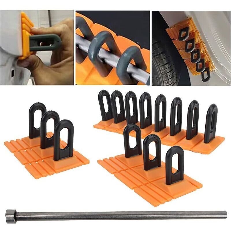 foto del prodotto kit per la rimozione di ammaccature per auto, strumenti per la rimozione di ammaccature per auto pesanti, linguette di colla per rimozione