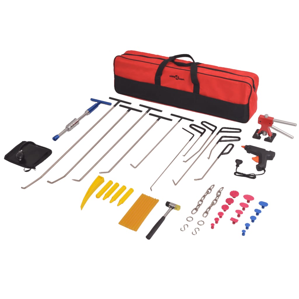 foto del prodotto kit per la rimozione di ammaccature senza vernice 50 pezzi attrezzi per officina per garage in acciaio inossidabile 02 0004000