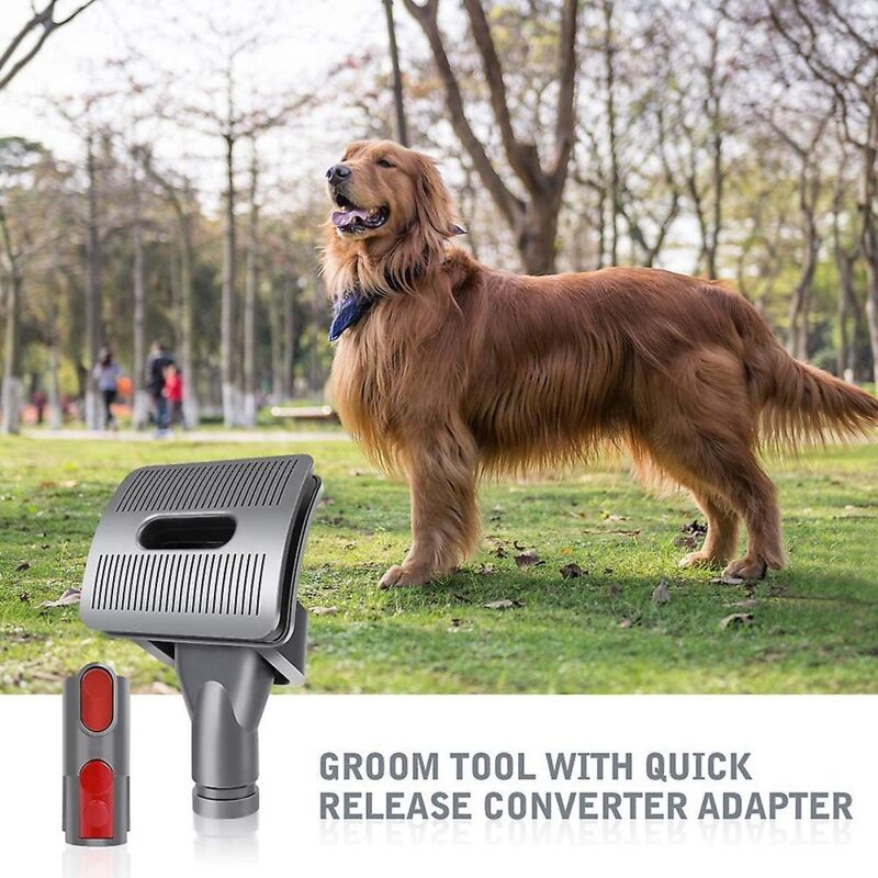 foto del prodotto kit per la toelettatura dei cani per dyson v15 v11 v10 v8 v7 con adattatore convertitore, 11