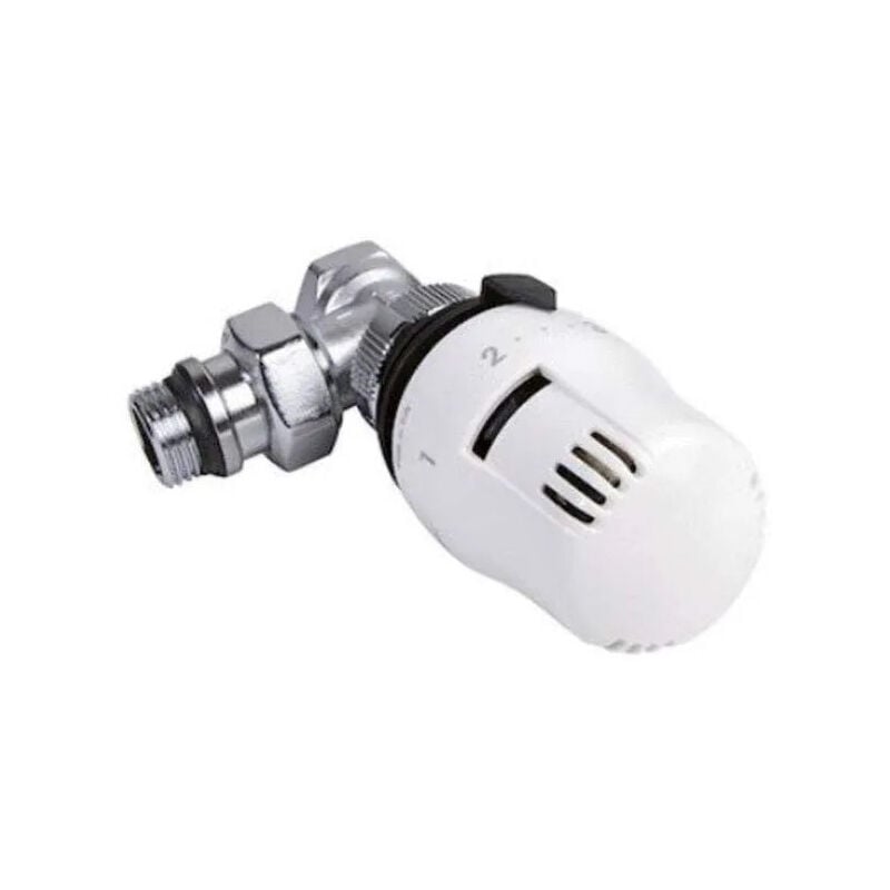 foto del prodotto kit per radiatore, rubinetto angolare 15x21 1 2 con testa termostatica iva inclusa