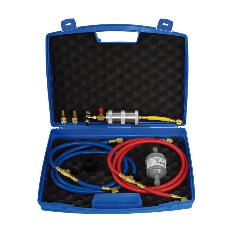 foto del prodotto kit per recuperatore gas refrigerante soluzione completa per la manutenzione professionale degli impianti hvac