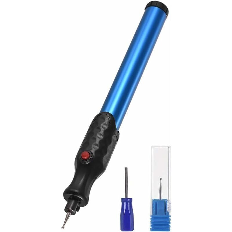 foto del prodotto kit pirografia penna per incisione elettrica senza fili penna per bruciare legno vetro pietra strumenti per intagliare fai da te kit per bulino con