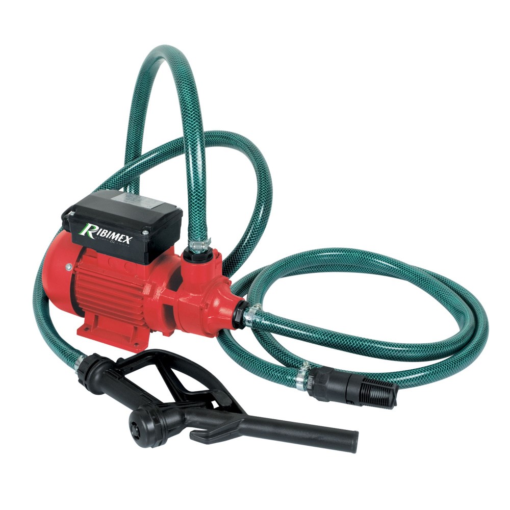foto del prodotto kit pompa travaso gasolio con accessori ribimex prkg115