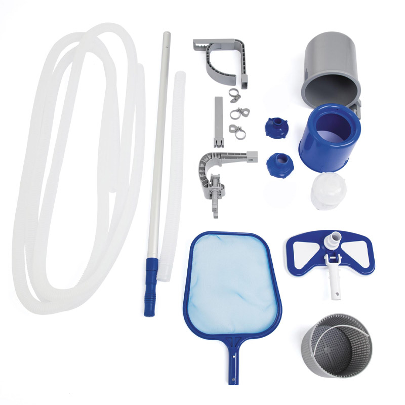 foto del prodotto kit pulizia deluxe bestway per piscine fuori terra