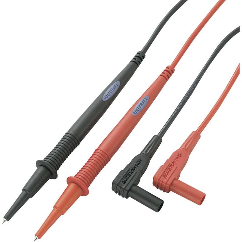 foto del prodotto kit puntali di sicurezza 1.00 m nero, rosso voltcraft ms 1a