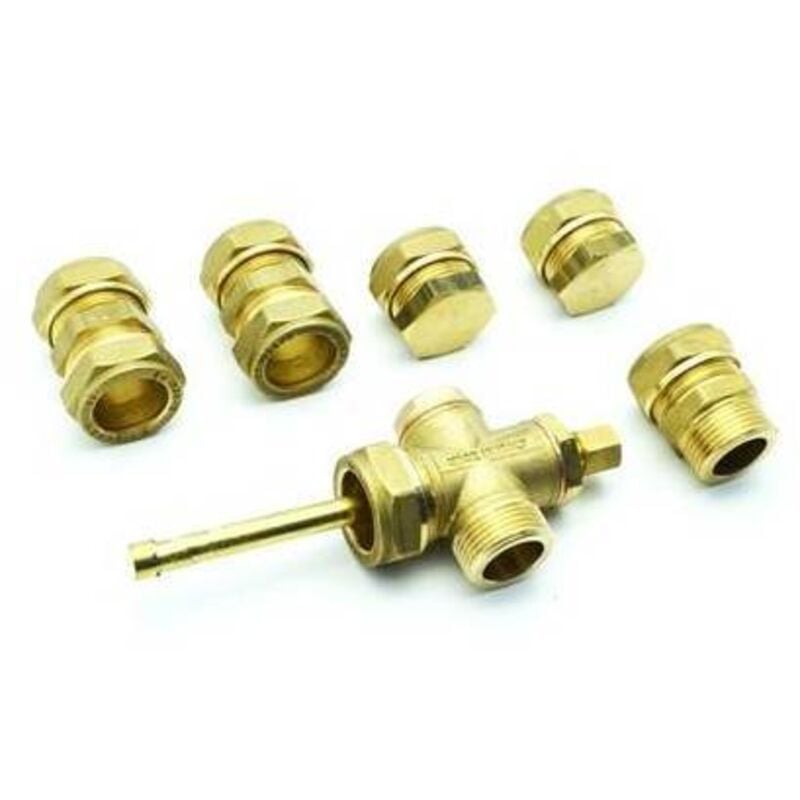 foto del prodotto kit raccordi per impianti a circuito forzato 2 collettori