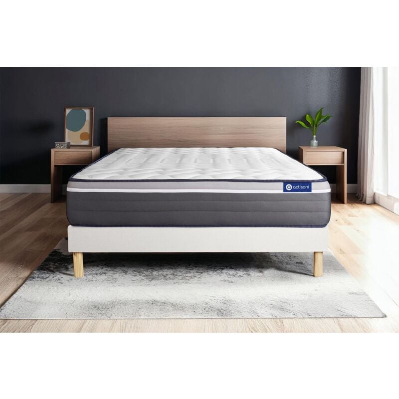 foto del prodotto kit rete e materasso actimemo plus 120x190cm spessore 26cm memory foam molto rigido