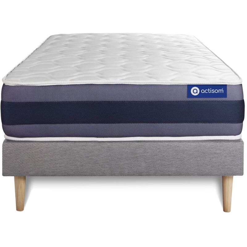 foto del prodotto kit rete e materasso matrimoniale actiflex morpho 90x200cm spessore 24cm molle insacchettate e memory foam bilanciato 
