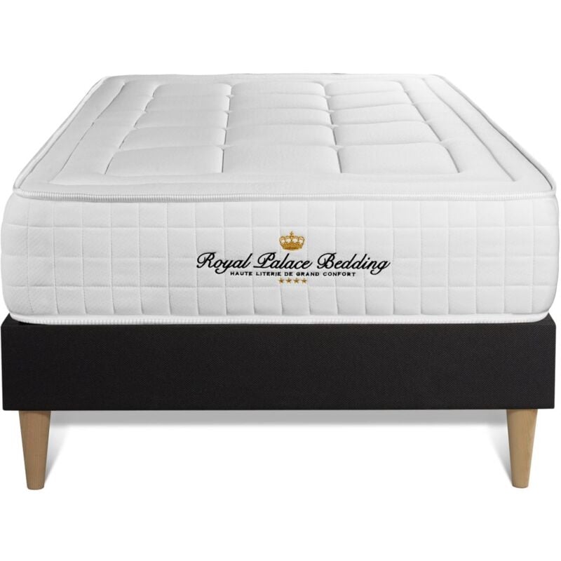 foto del prodotto kit rete e materasso matrimoniale balmoral 90 x 190cm spessore 24cm memory foam rigido
