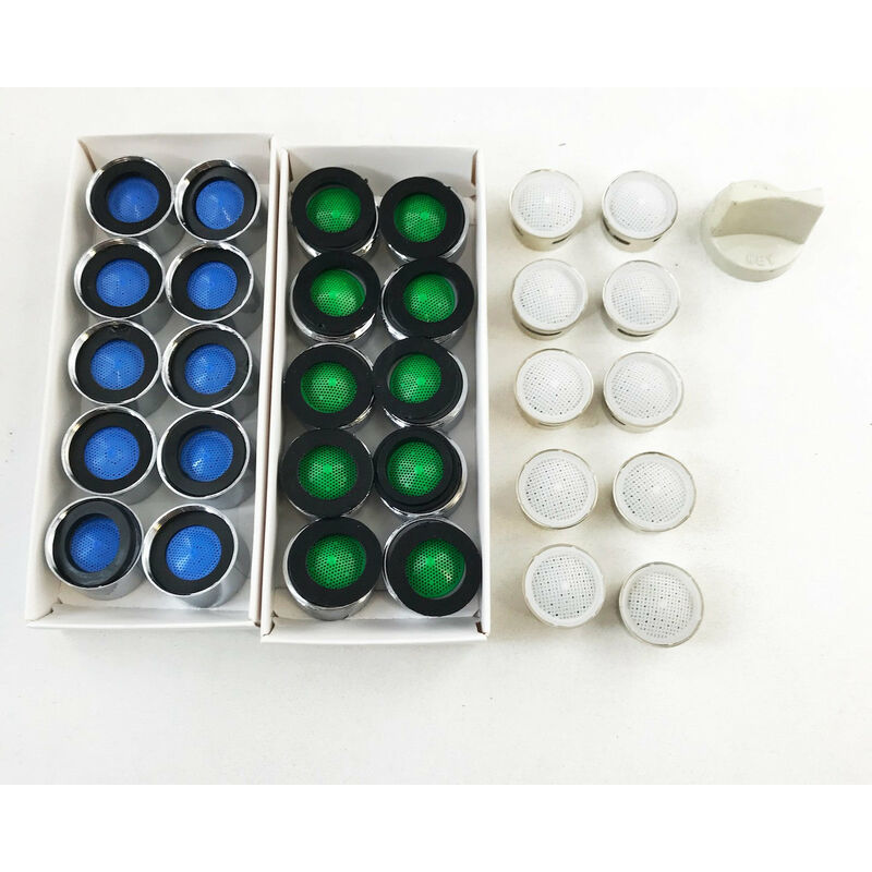 foto del prodotto kit ricambi aeratore filtri m24 f22 con chiave