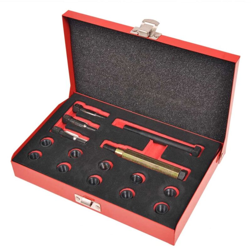 foto del prodotto kit riparazione filettatura candelette 15 pezzi m 10 x 1,0 mm 020004087