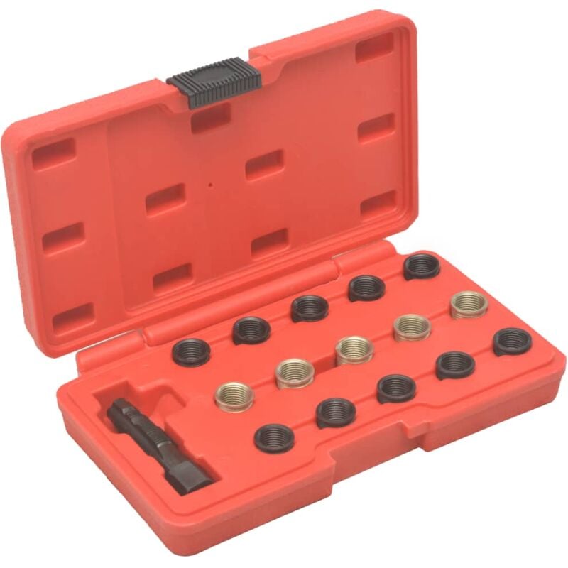foto del prodotto kit riparazione filetto candela incandescenza 16 pz m14x1,25 vidaxl