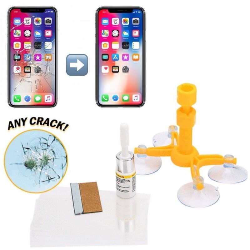 foto del prodotto kit riparazione piccole crepe del vetro cellulare in soli 20 minuti