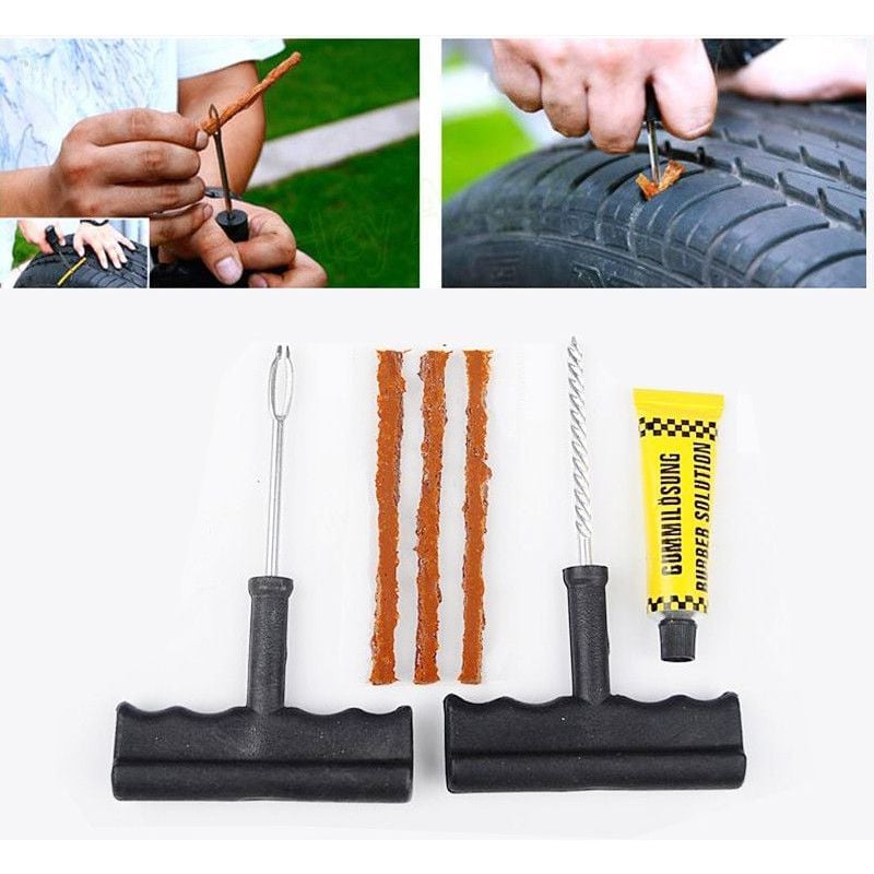 foto del prodotto kit riparazione pneumatici tubeless auto, moto, mtb