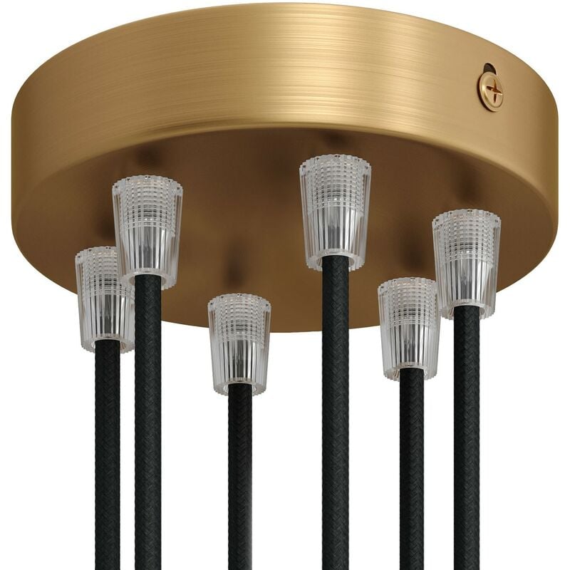 foto del prodotto kit rosone cilindrico in metallo a 6 fori