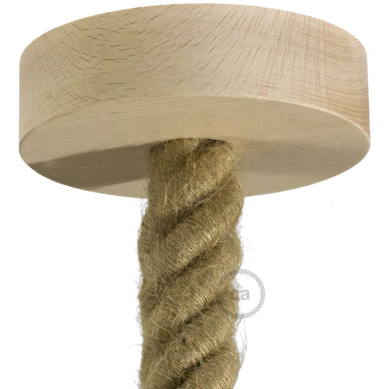 foto del prodotto kit rosone in legno per cordone 3xl