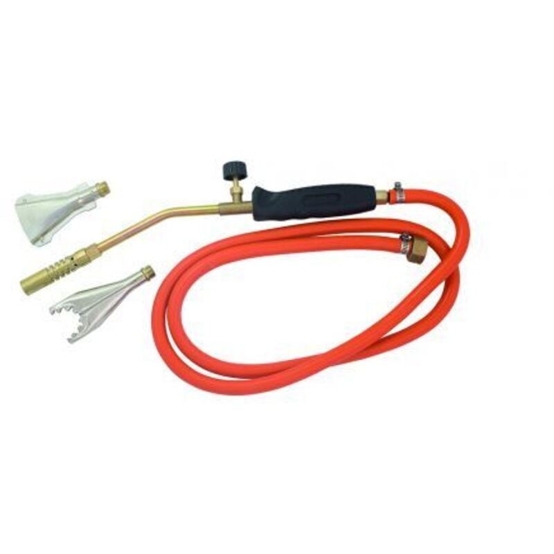 foto del prodotto kit saldatura salda saldatore cannello bruciatore a gas + kit forcelle 15634