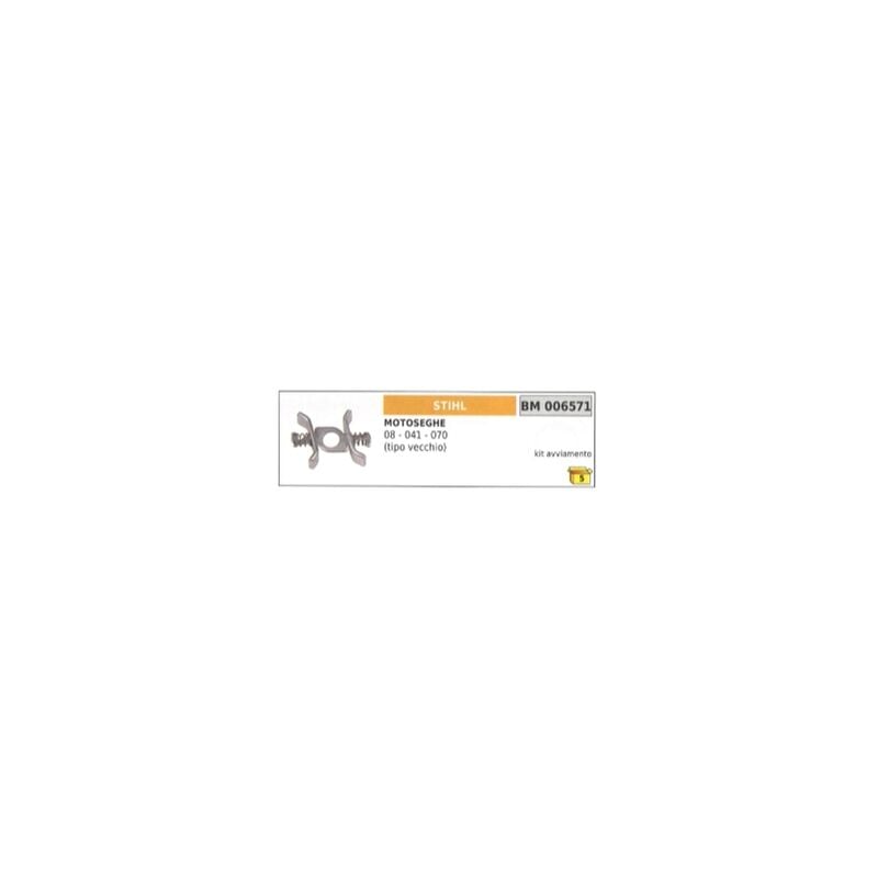 foto del prodotto kit saltarello avviamento compatibile stihl motosega 08 041 070 tipo vecchio