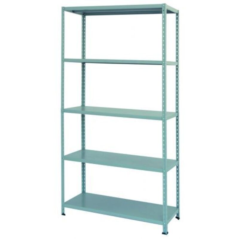 foto del prodotto kit scaffali aste intere spessore mm. 1,5 pi robusto cm. 100x40x200 h prometal