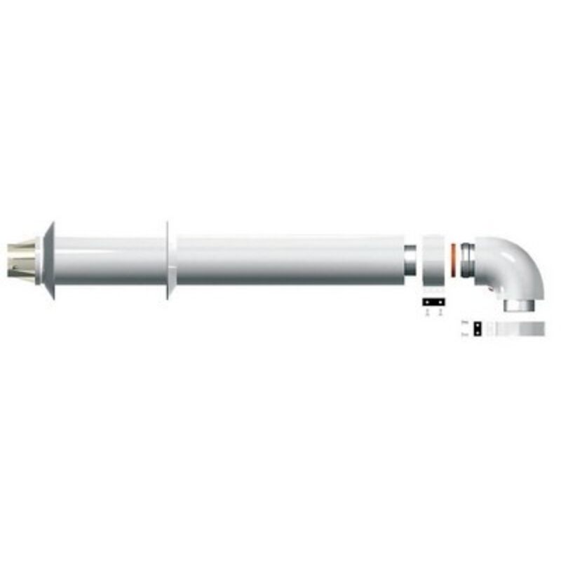 foto del prodotto kit scarico coassiale l. 1000 per caldaie chaffoteaux mm 1000