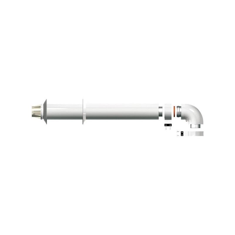 foto del prodotto kit scarico fumi orizzontale coassiale 60 100