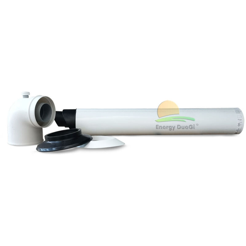 foto del prodotto kit scarico fumi orizzontale dn60 100 per caldaia a condensazione daikin