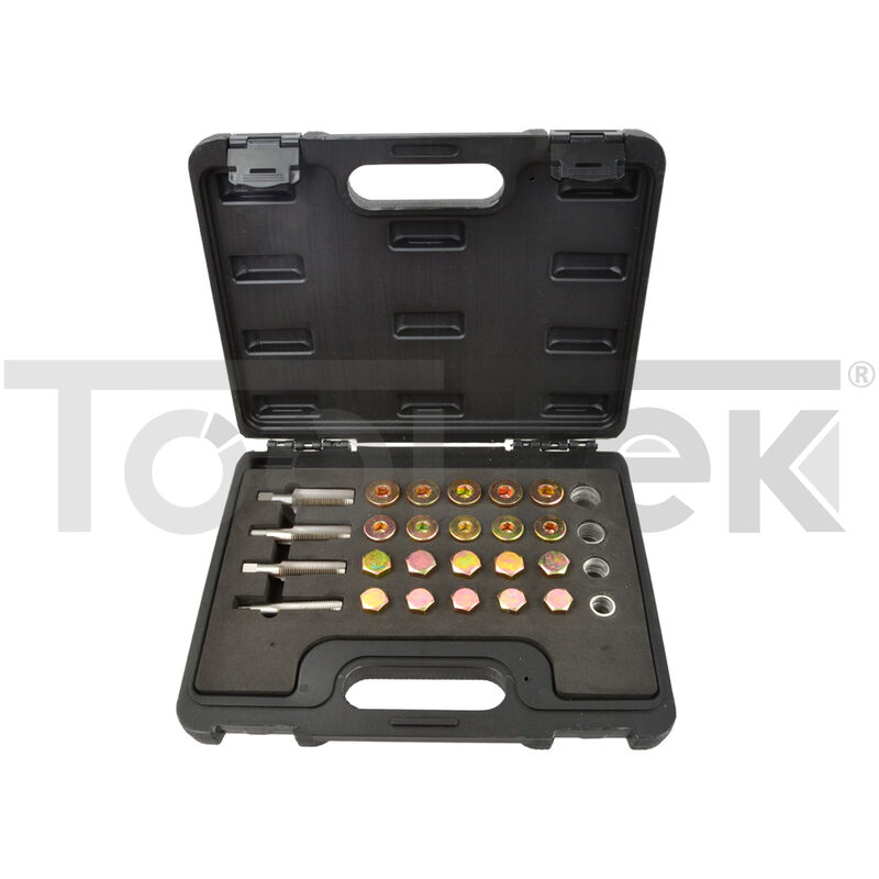 foto del prodotto kit scarico tappo coppa olio filetti riparazione filettatura auto 64pz g02795