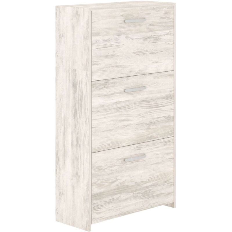 foto del prodotto kit scarpiera 3a d/prof 105x58x25 cm bianco ven.k083