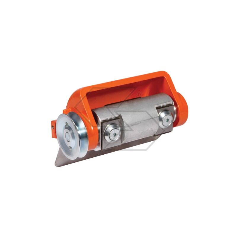 foto del prodotto kit scortecciatore a 4 lame con rullo tondo con puleggia per elettrosega stihl