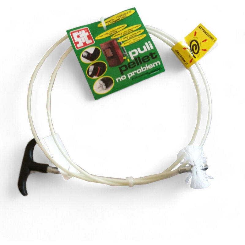 foto del prodotto kit scovolo pulizia canna fumaria stufe a pellet pulipellet eco diametro 80mm lunghezza cm 200